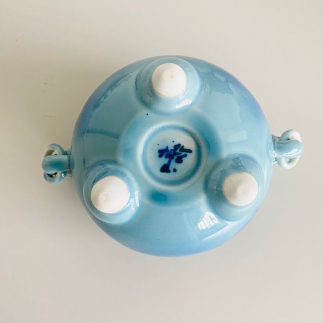 万象窯 九谷焼 香炉 旭山作 染付香炉 九谷焼 山水 3号香炉 万象窯