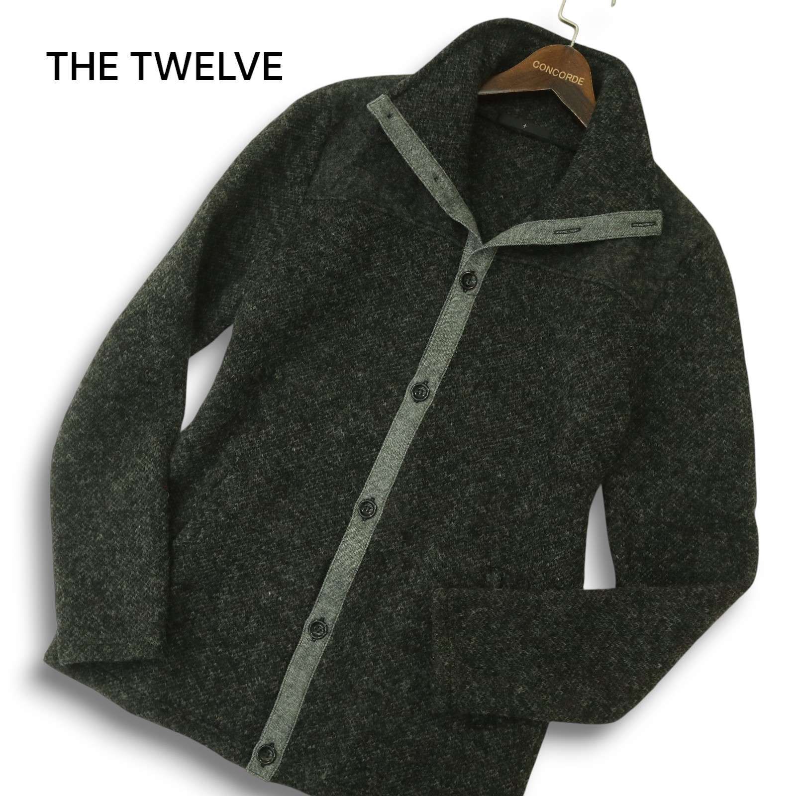 THE TWELVE ザ トゥエルブ 秋冬☆ ウール ニット スタンドカラー 