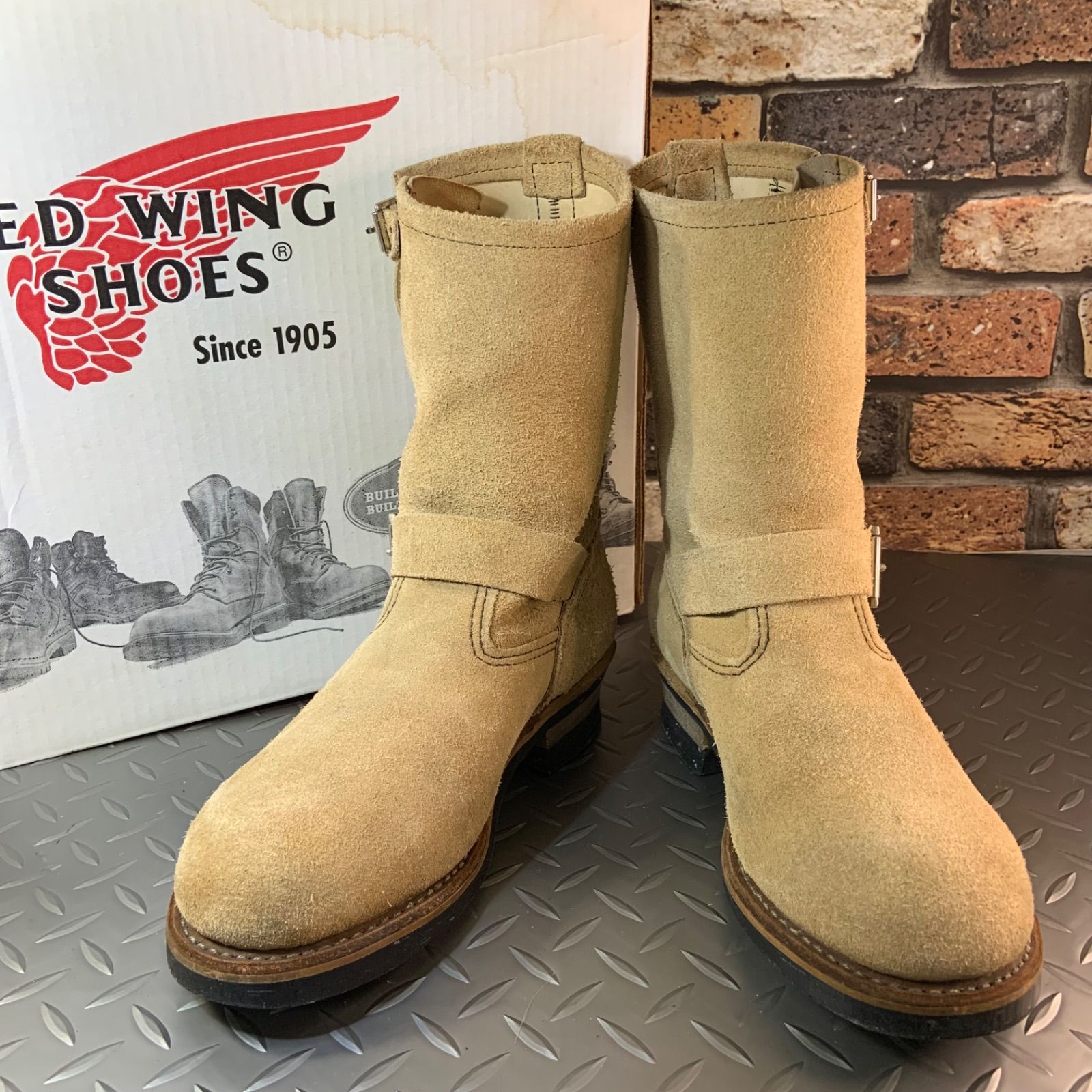 REDWING 8268 エンジニアブーツ 2008年製 US7.5D JP25.5㎝ レッドウイング アメリカ製 廃盤品 25I8-8268