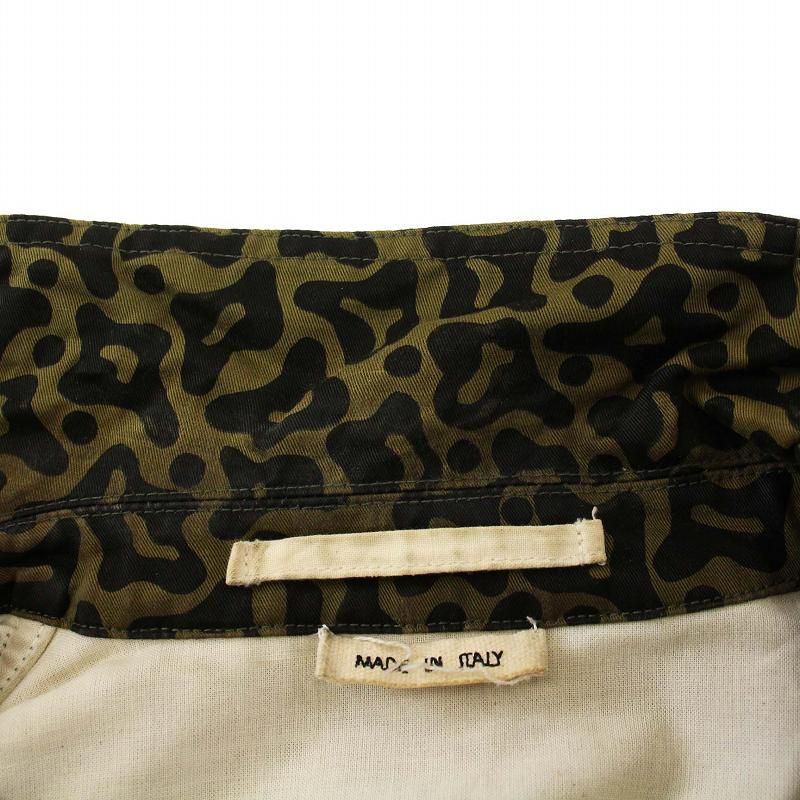 マルニ MARNI レオパード ワークジャケット アウター ヒョウ柄 46 S  