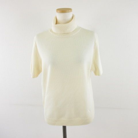 バーバリー ロンドン BURBERRY LONDON タートルネックニット 半袖 ワン
