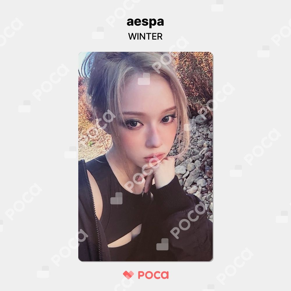 aespa ウィンター トレカ Whiplash Limited Ver. 公式 トレカ
