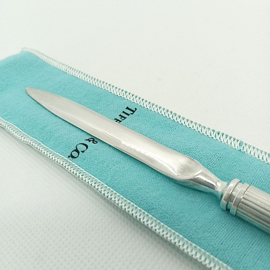 ティファニー レターオープナー SILVER PLATED 変色予防処理
