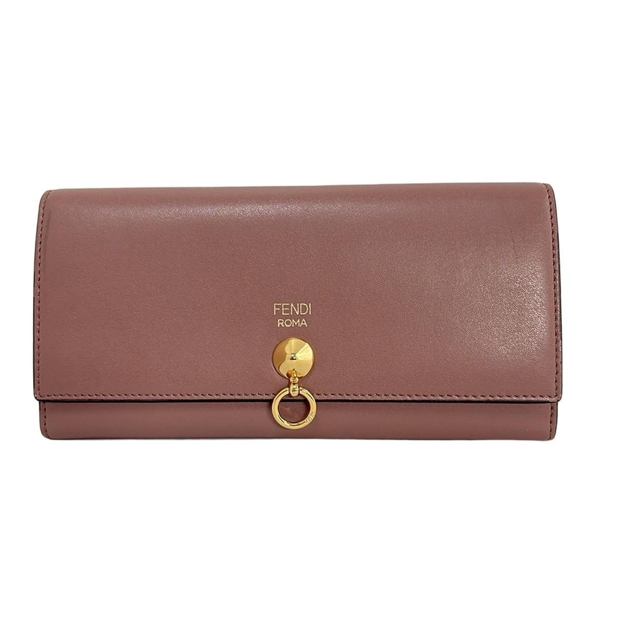 FENDI フェンディ 長財布 バイザウェイ 8M0251-6GM ピンクブラウン レザー