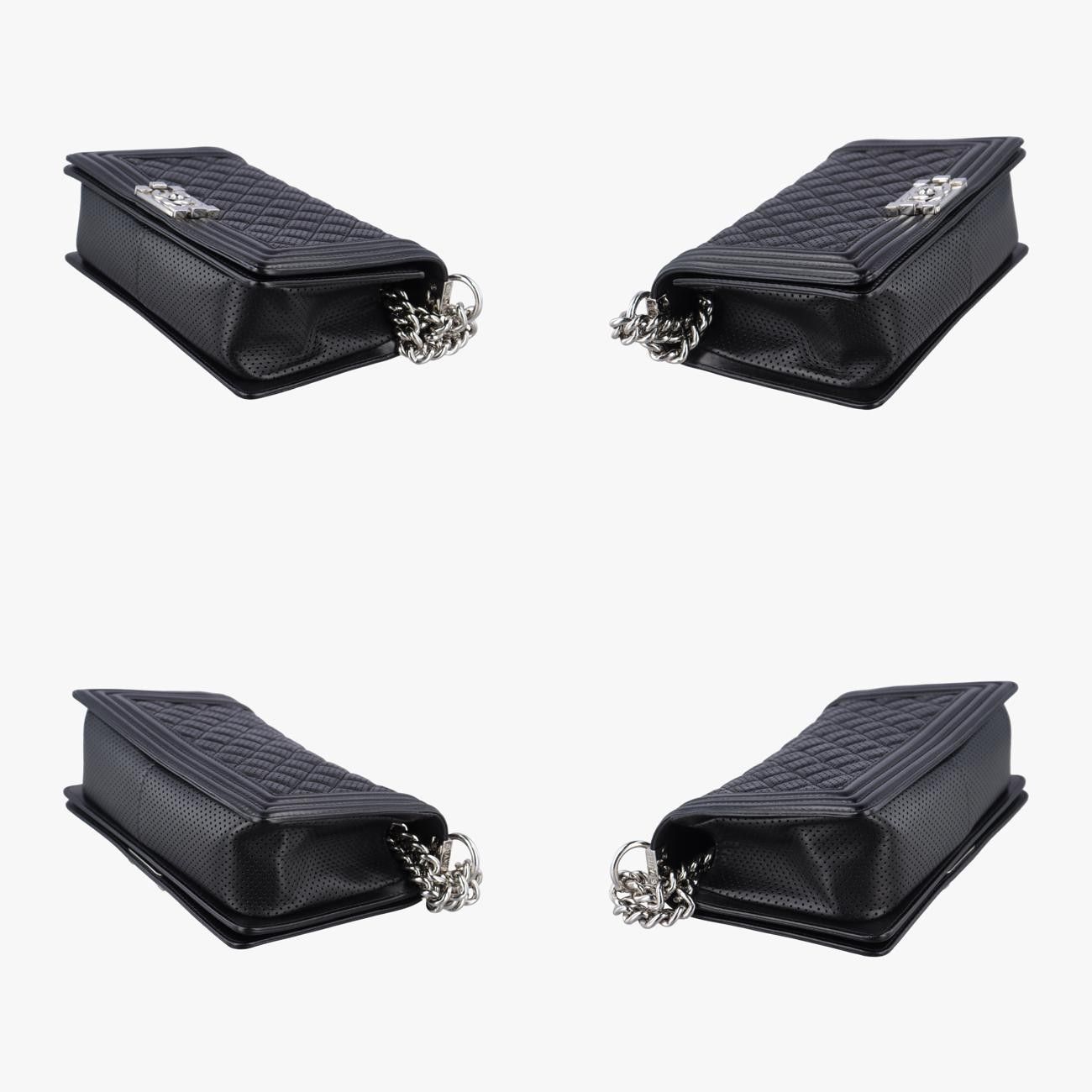 シャネルChanelボーイシャネルブラックラムスキンA6708619140188