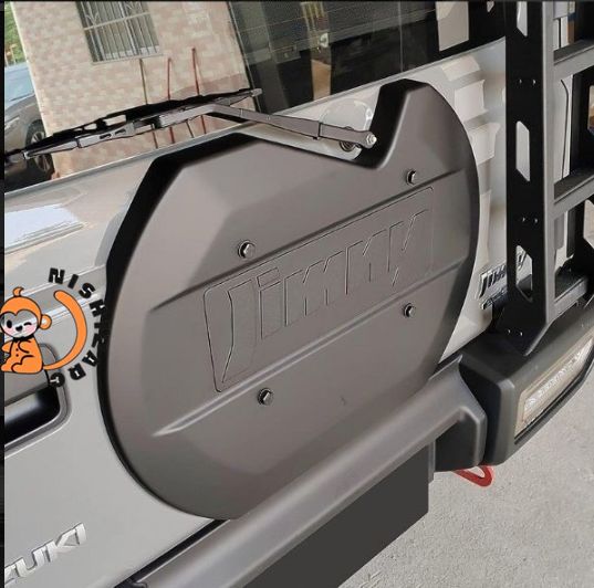 新型スズキジムニー スペアタイヤレスカバー 背面レスカバー JB64JB74 リアゲートカバー スムージングパネル 外装パーツ マッド FFCRYSTALESIA_COM