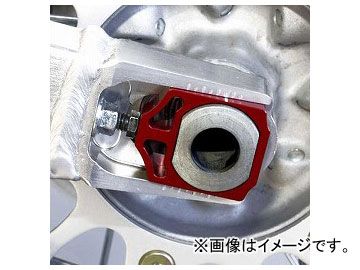2輪 ワークスコネクション アクスルブロック WC17-035 レッド ヤマハ WR250R/X 2008年～2010年