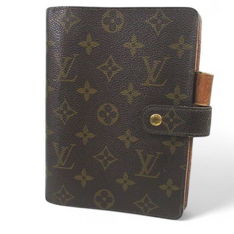ルイヴィトン LOUIS VUITTON アジェンダGM モノグラム R20106 手帳カバー ブラウン フランス製