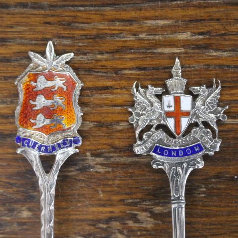 イギリス製 アンティーク 純銀 スターリングシルバー スプーン 4本