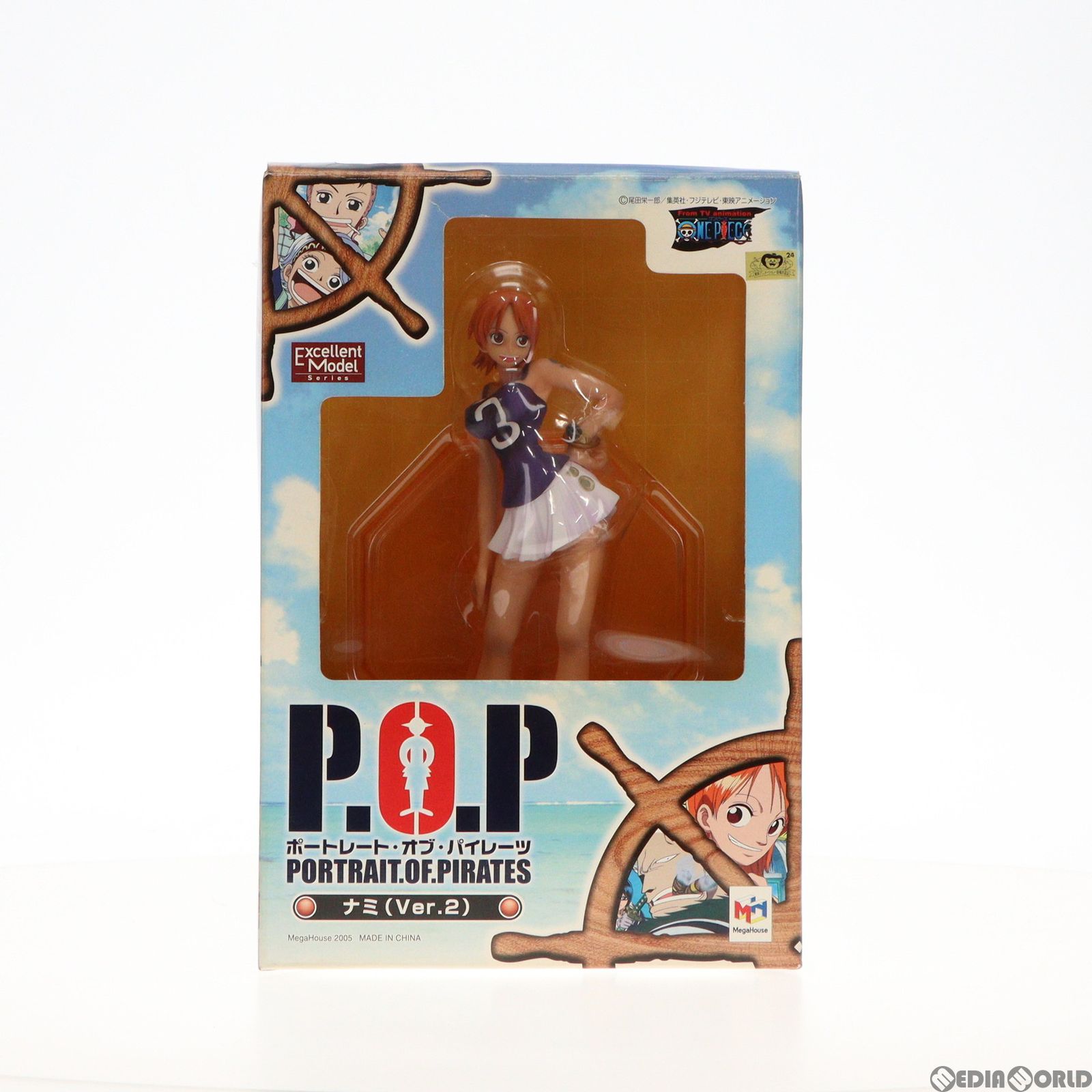 エクセレントモデル Portrait.Of.Pirates P.O.P ワンピースシリーズ4 ナミ Ver.2 ONE PIECE 1/8 完成品 フィギュア メガハウス