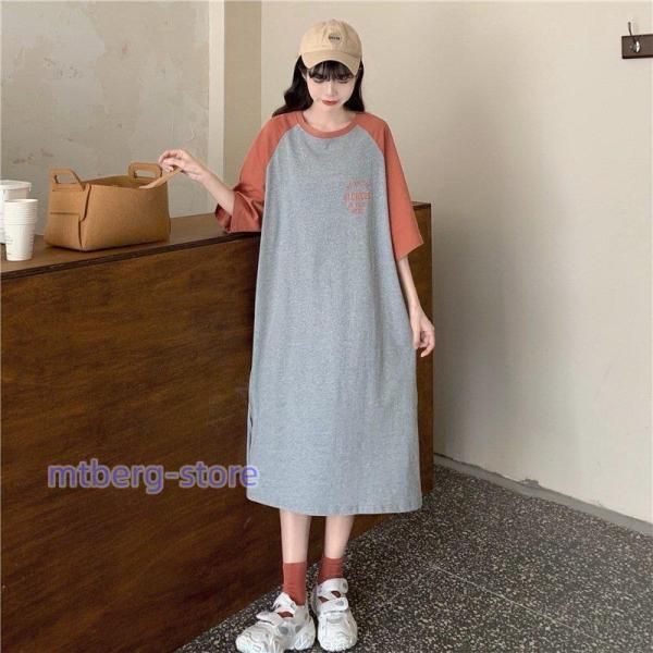 半袖トップス リボンネック