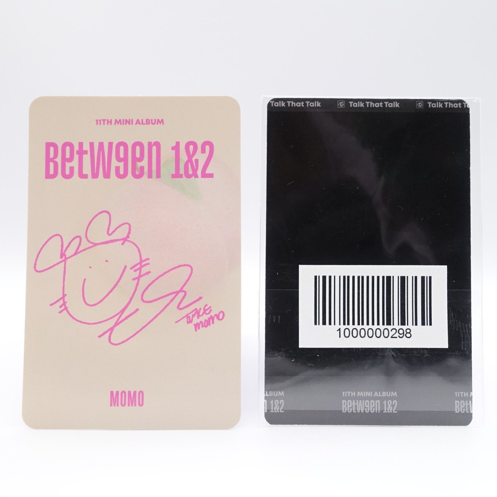 TWICE モモ Between 1&2 アルバム トレカ フォト カード JYP特典 2枚 