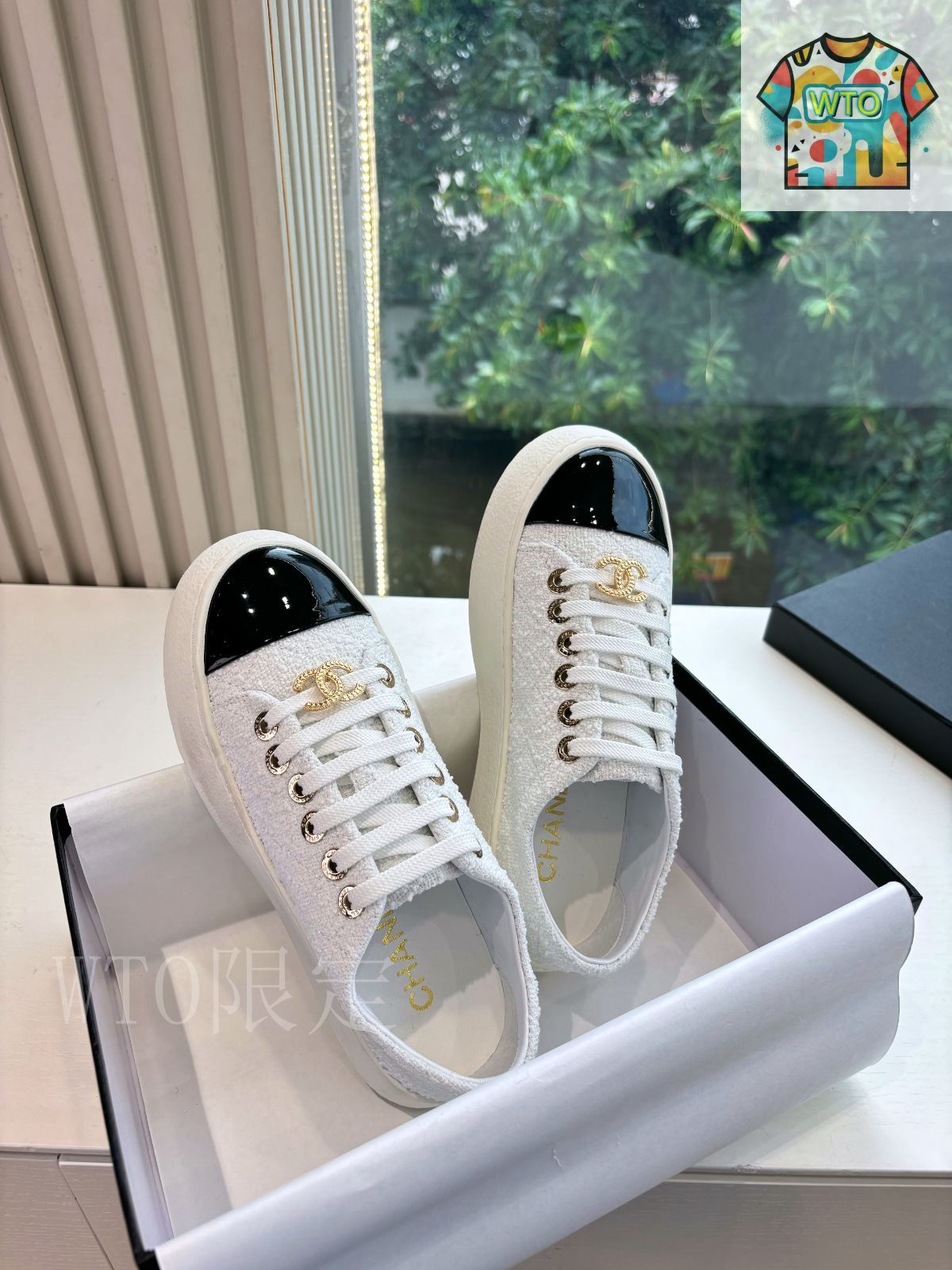 Chanel シャネル G59 カジュアルスポーツシューズ03-1