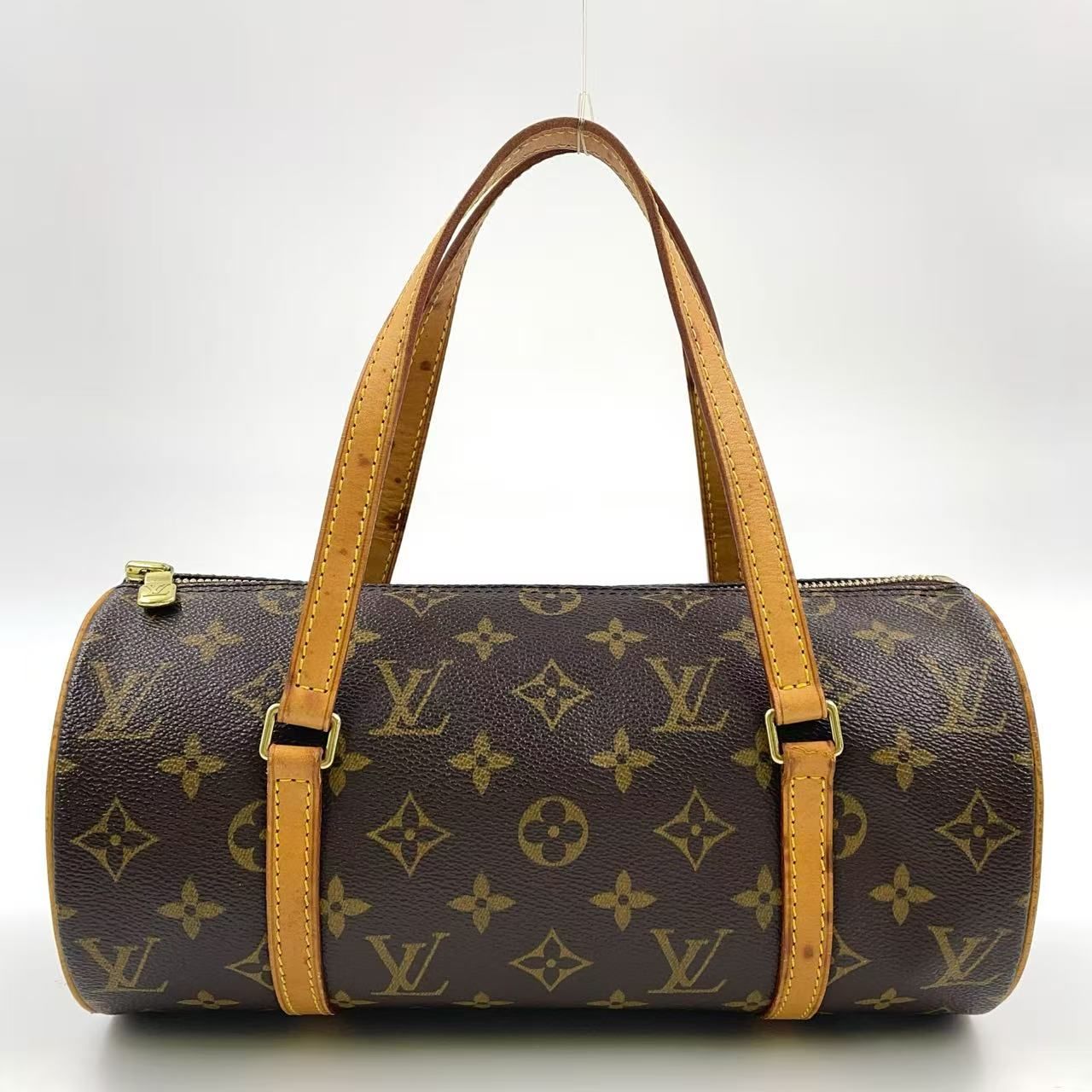 LOUIS VUITTON パピヨン26 モノグラム モノグラム レザー×PVC