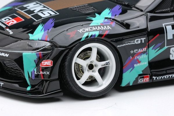 新品 EIDOLON 1/43 トヨタ GRスープラ Drift by HKS 2019 完成品