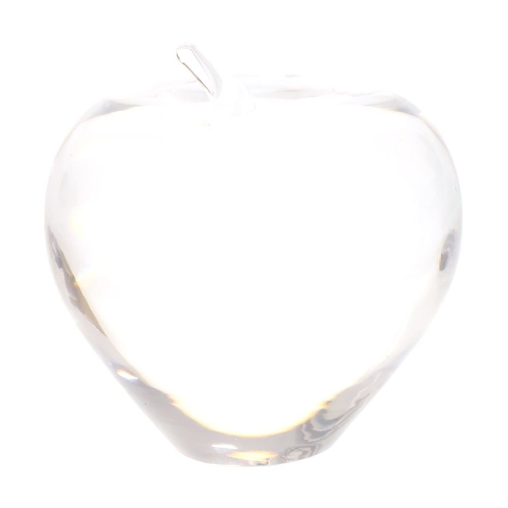 TIFFANYu0026Co (ティファニー) Crystal Glass Apple Paperweight クリスタル ガラス アップル ペーパーウェイト 文鎮