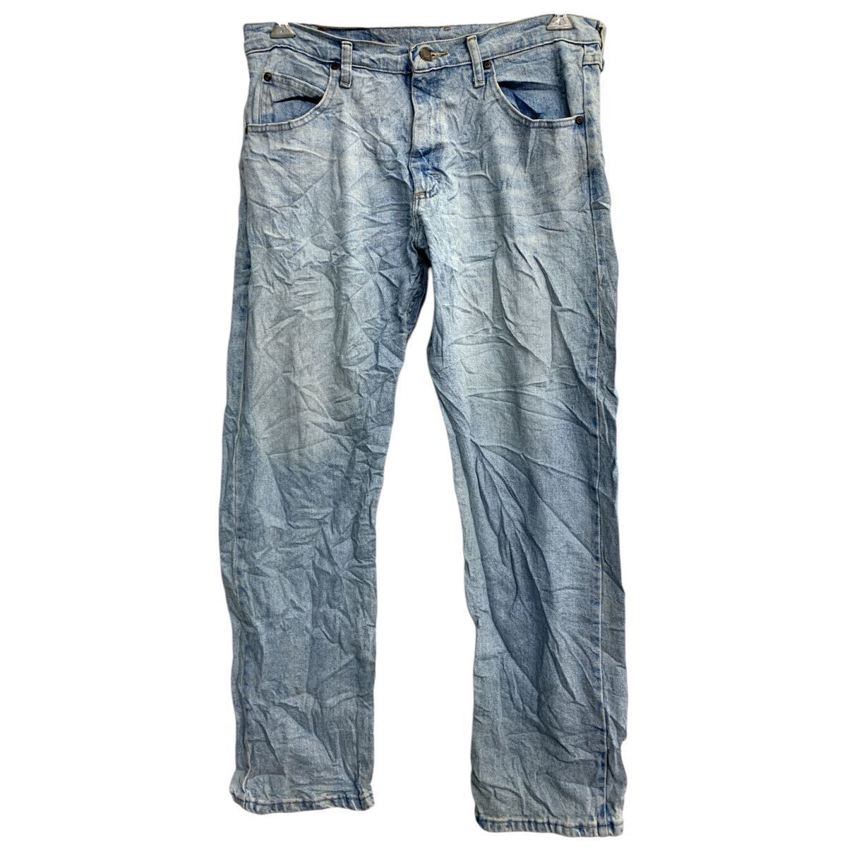Wrangler デニムパンツ W33 ラングラー ライトブルー 古着卸 アメリカ仕入 2501-492