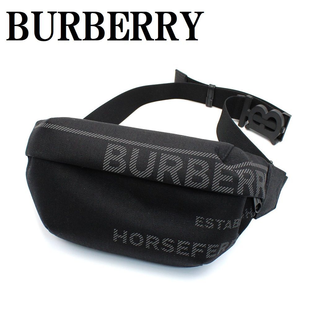 BURBERRY ボディバッグ アイボリー・ブラック BURBERRY ブラック ボディバッグ 【公式通販】