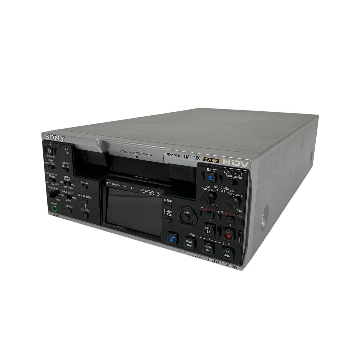 SONY HVR-M25J デジタルHDビデオレコーダー 2007年製 ソニー HDV記録 DVCAM対応 i.LINK端子 ミニDVテープ O9874913