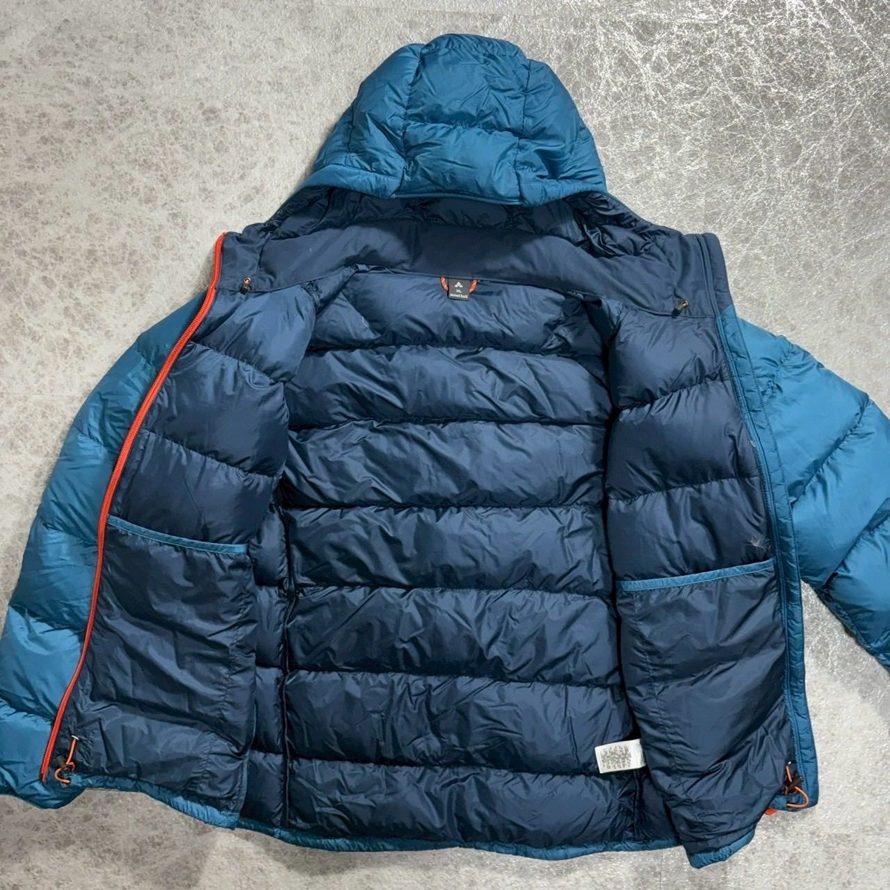 mont-bell ライトアルパインダウンパーカ EX800 ブルー XL ダウン