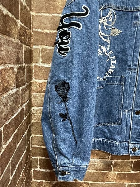 EXAMPLE エグザンプル 456122132 PEACE DENIM JACKET ピース
