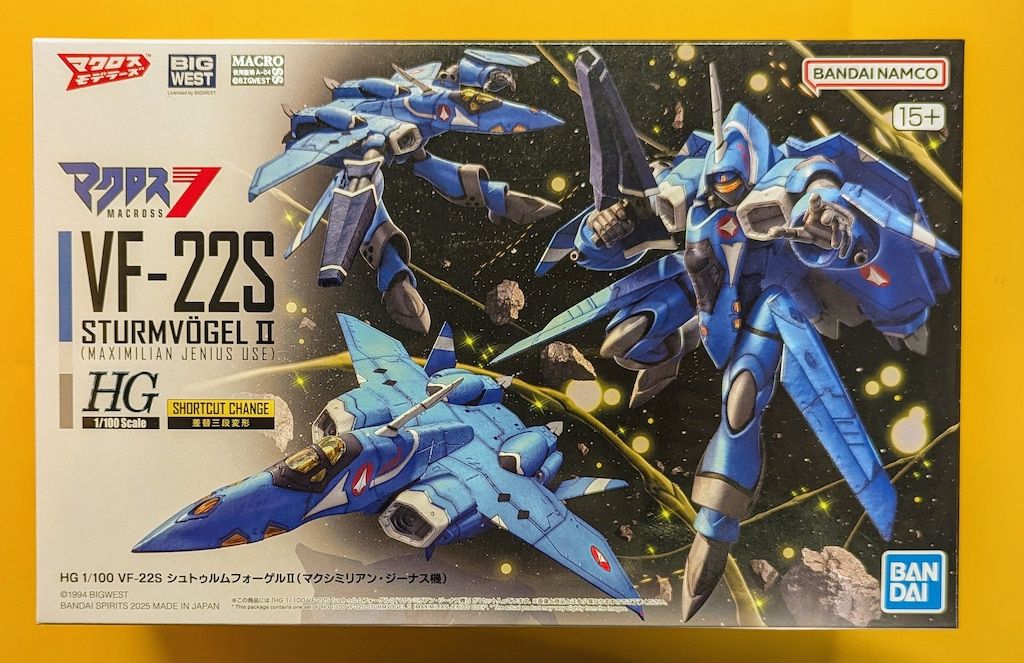 HG 1/100 VF-22S シュトゥルムフォーゲルII(マクシミリアン