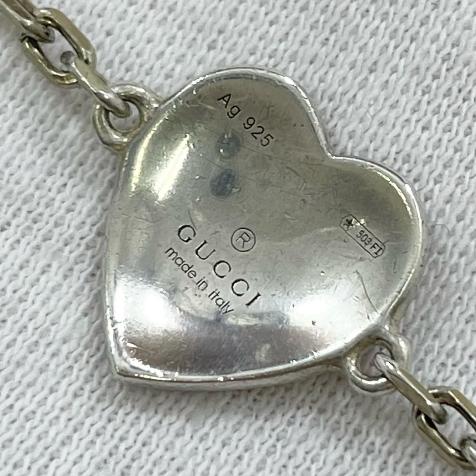 中古】GUCCI | グッチ インターロッキングG ハート ブレスレット