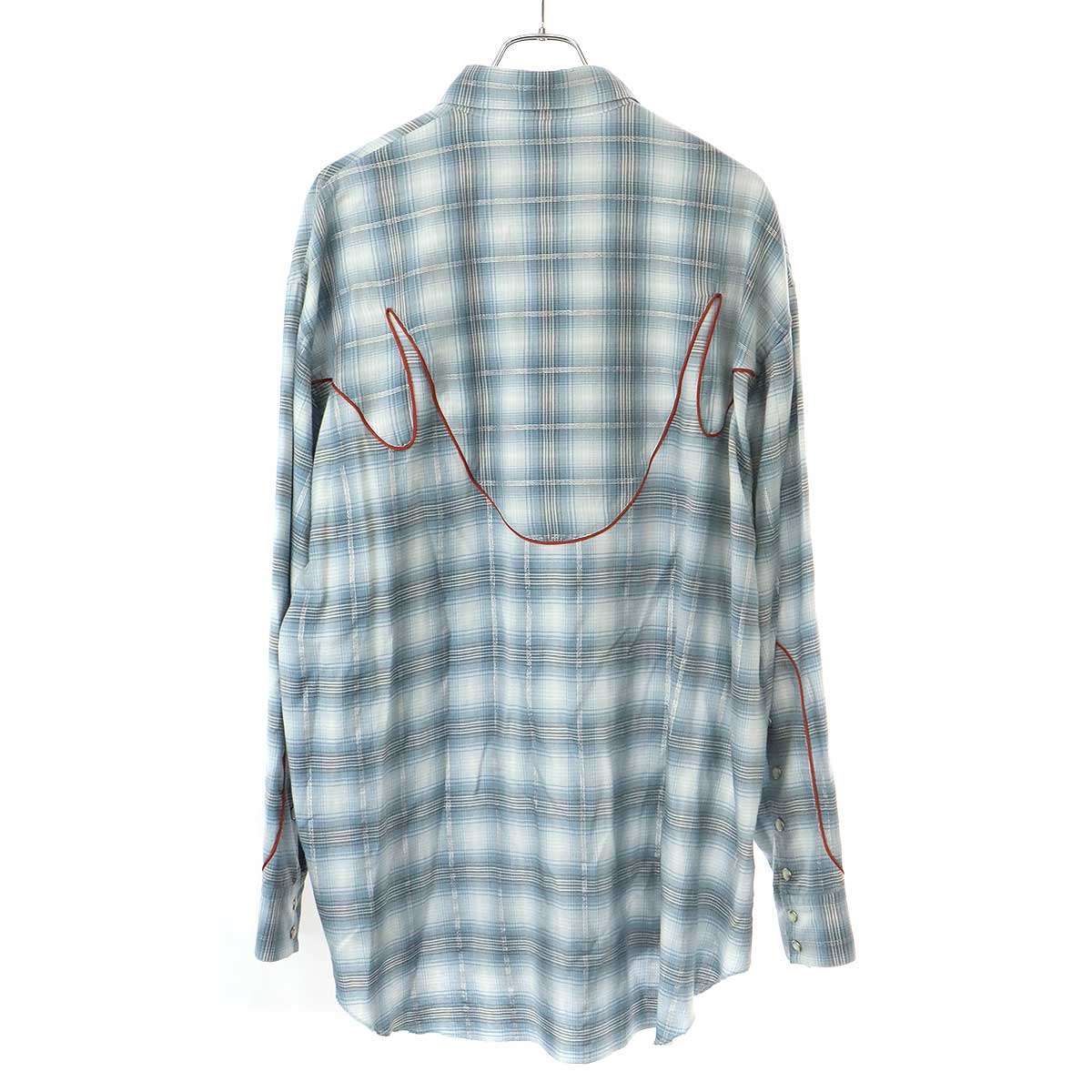 DAIRIKU ダイリク 24SS Check Western Over Shirt チェック
