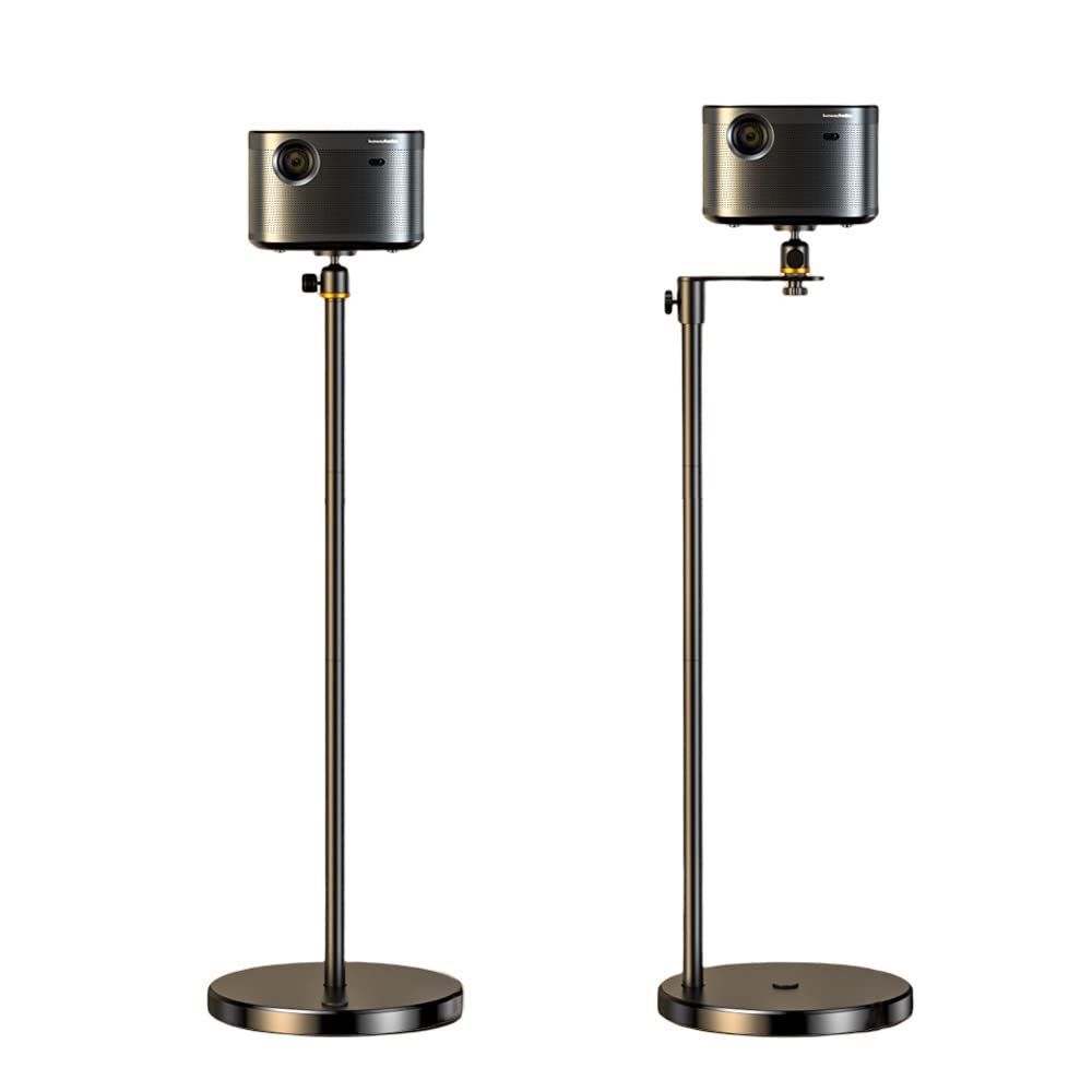 数量 HVAYINGプロジェクタースタンド フロアスタンド式 天井投影用 隠蔽使用 360度回転 高さ調節 耐荷重性能良好 角度調整 家庭オフィス用 ウェブカメラVlog DVRカメラと互換性あり