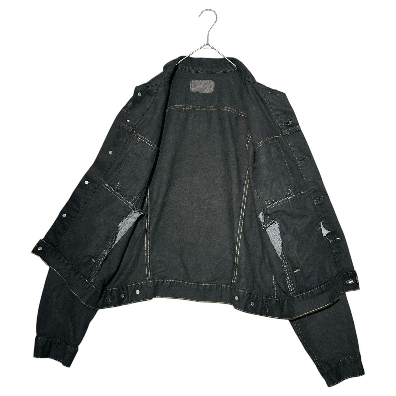 Levis リーバイス 3rd 先染め ブラックデニムジャケット M 黒 美品 XL 先染め 70507 USA Levi's ブラックデニムジャケット