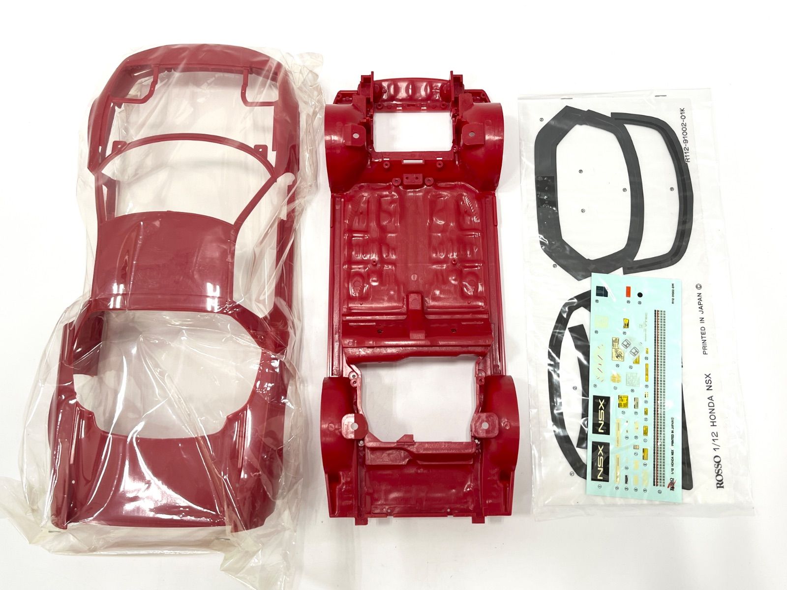 ROSSO NSX 1/12 新品　未組み品　絶版　希少品 Yahoo!オークション -「rosso 1／12 nsx」(プラモデル) の落札