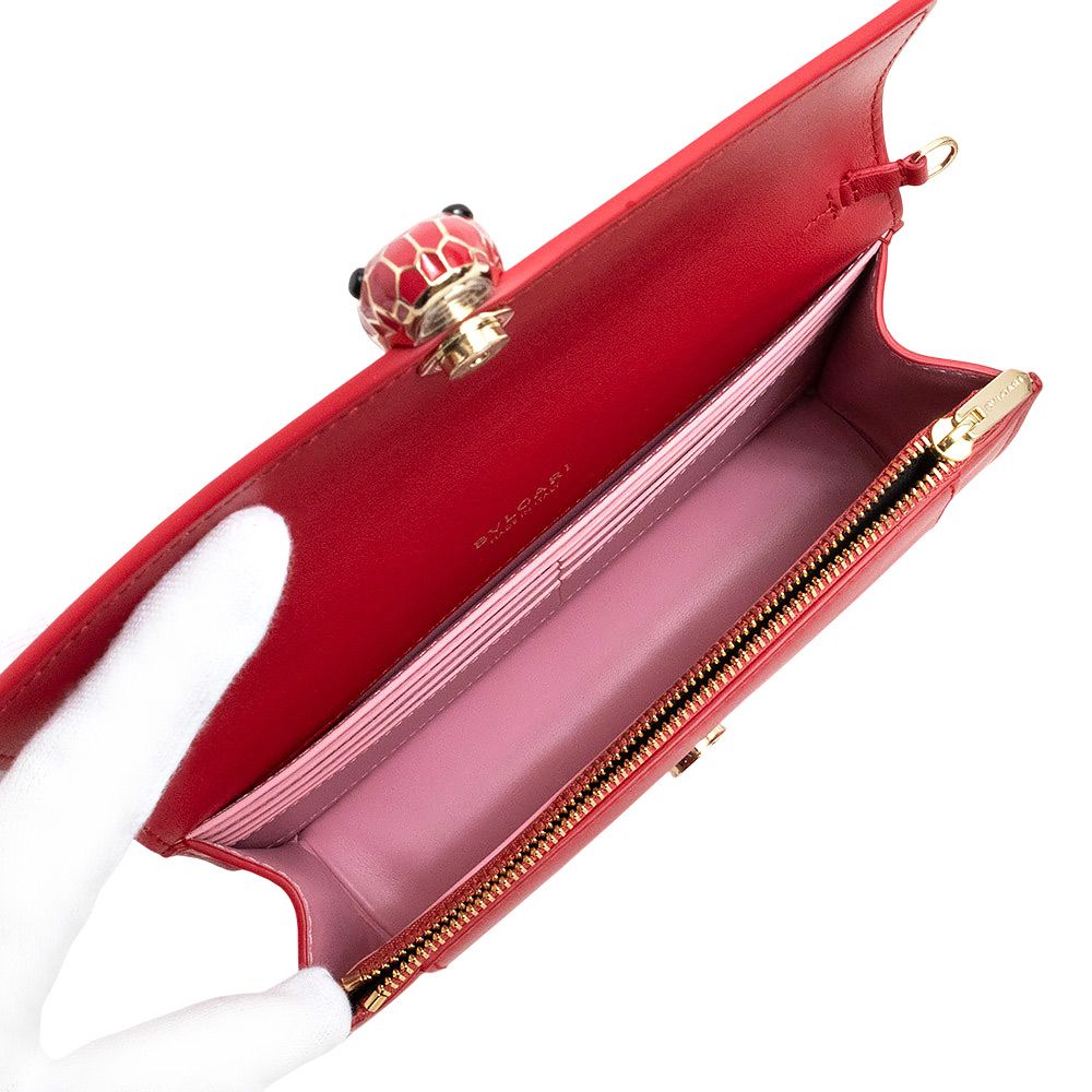 ブルガリ セルペンティ フォーエバー 2way チェーンウォレット