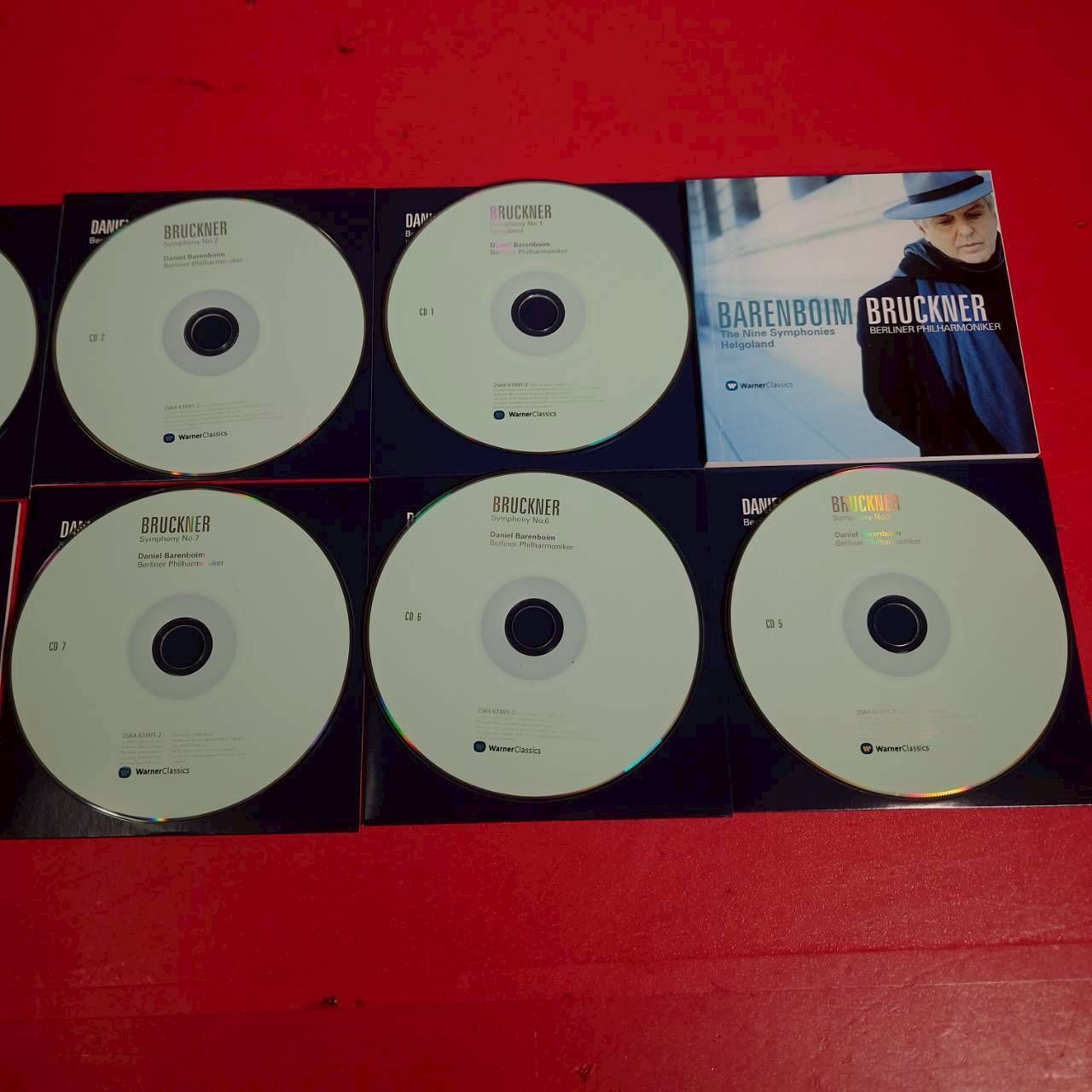 9discs CD ベルリン・フィルハーモニー管弦楽団, ブルックナー; バレンボイム(ダニエル) ブルックナー:交響曲全集  WPCS6576  /01094 9discs CD ベルリン・フィルハーモニー管弦楽団, ブルックナー
