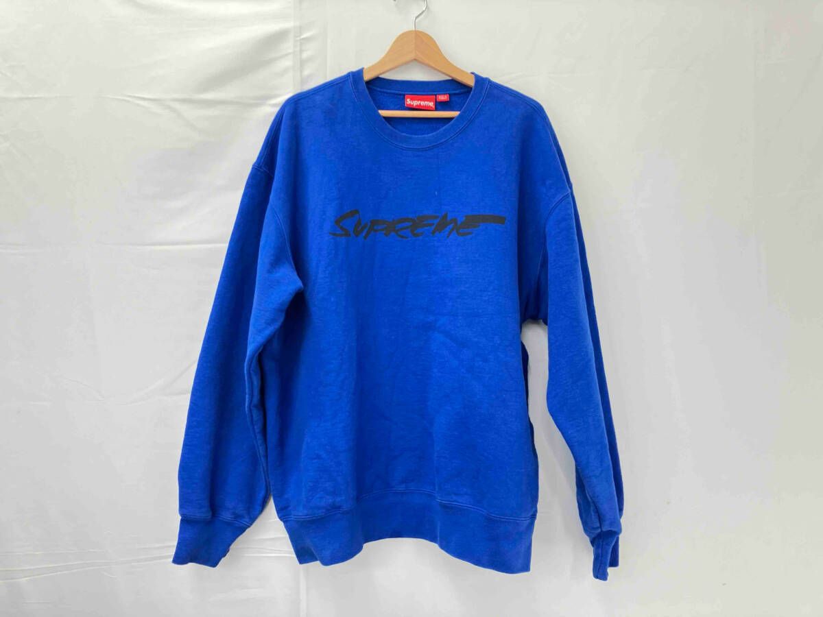 Supreme シュプリーム Futura Logo Crewneck フューチュラ ロゴクルーネック スウェット トレーナー サイズXL メンズ ブルー系