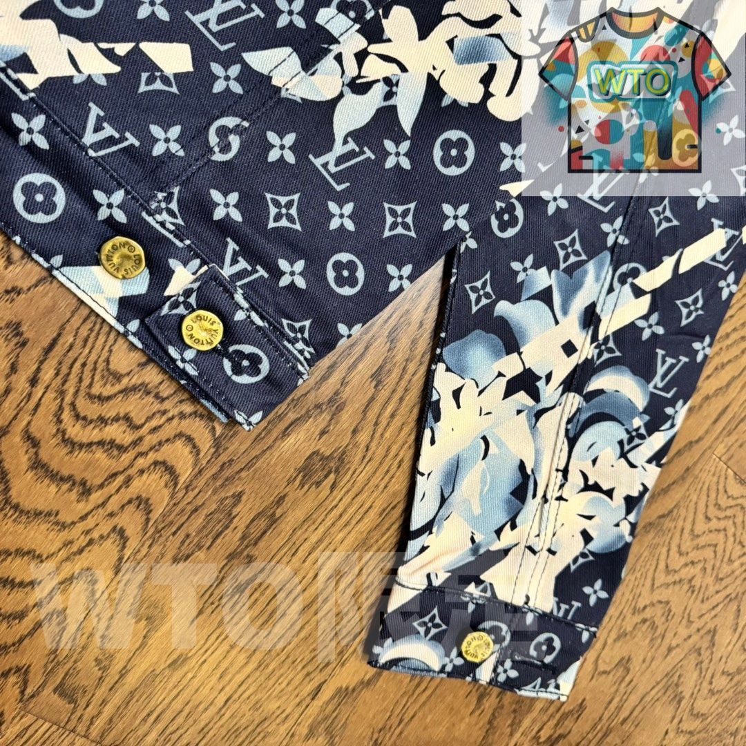 Louis Vuitton × 草間彌生 コラボ フラワーモノグラム デニム