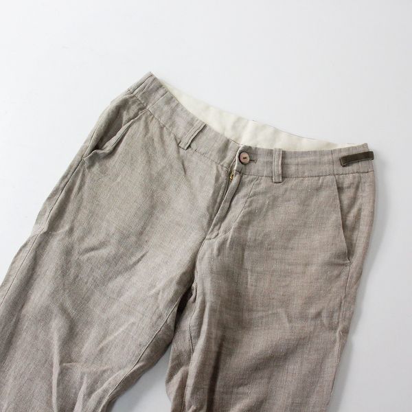 Pal'las Palace パラスパレス リネン100% テーパードパンツ 2
