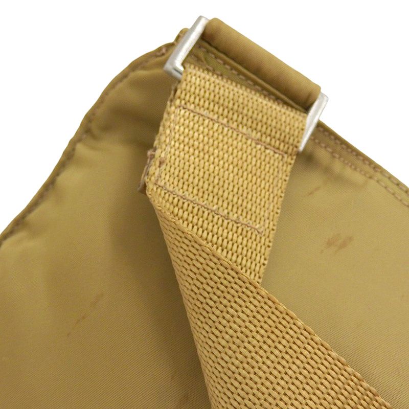 プラダ PRADA ショルダーバッグ ナイロン ゴールド 中古 新入荷 OB2522  