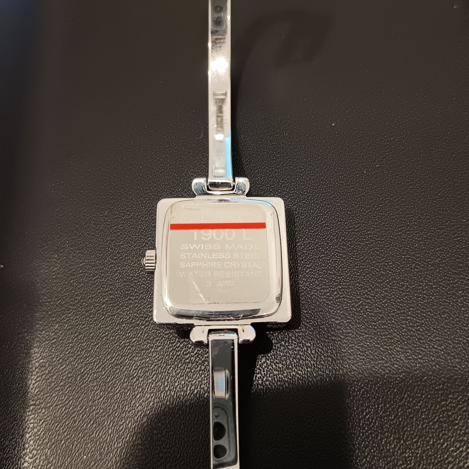GUCCI レディース腕時計1900L GUCCI グッチ 1900L バングルウォッチ SS スカイブルー文字盤