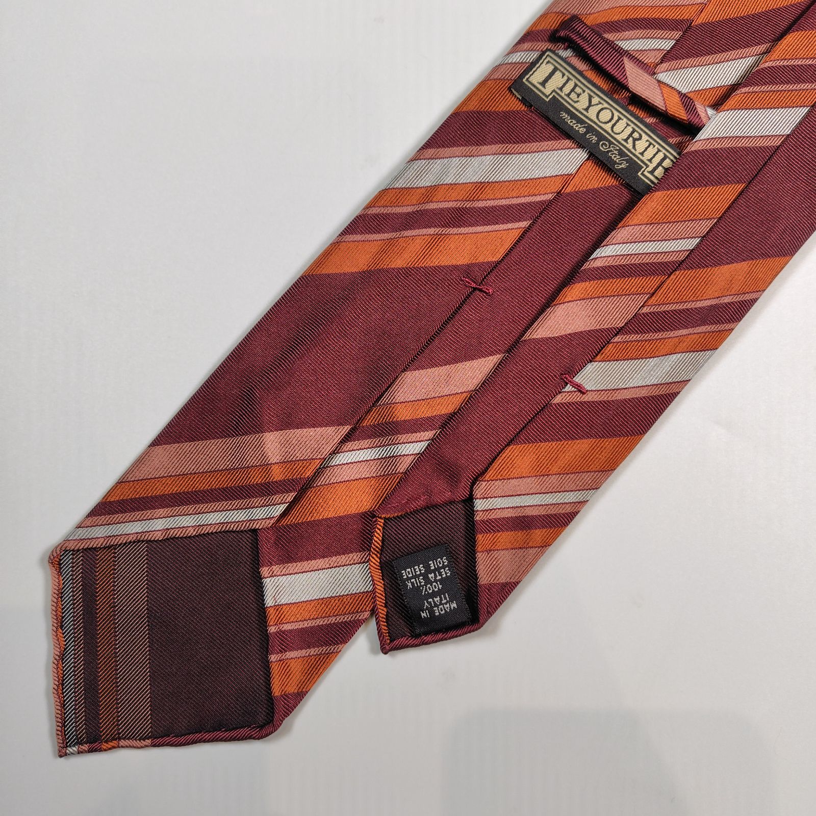極美品、新品、未使用】TIE YOUR TIE ネクタイ イタリア製シルク