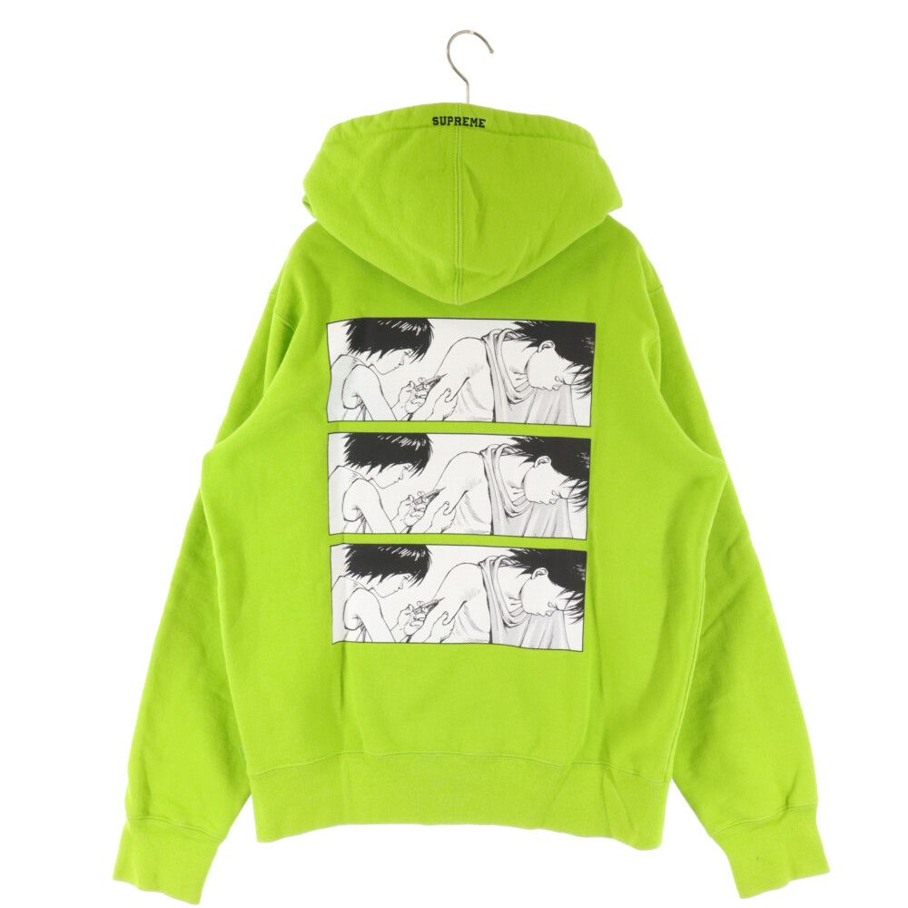 17aw Supreme × akira hoodie/Green/パーカー