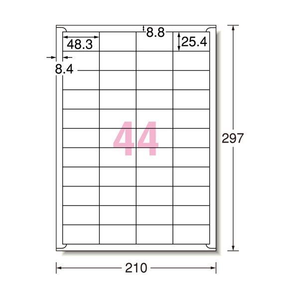 まとめ) エーワン ラベルシール[プリンタ兼用]ハイグレードタイプ マット紙・ メルカリ