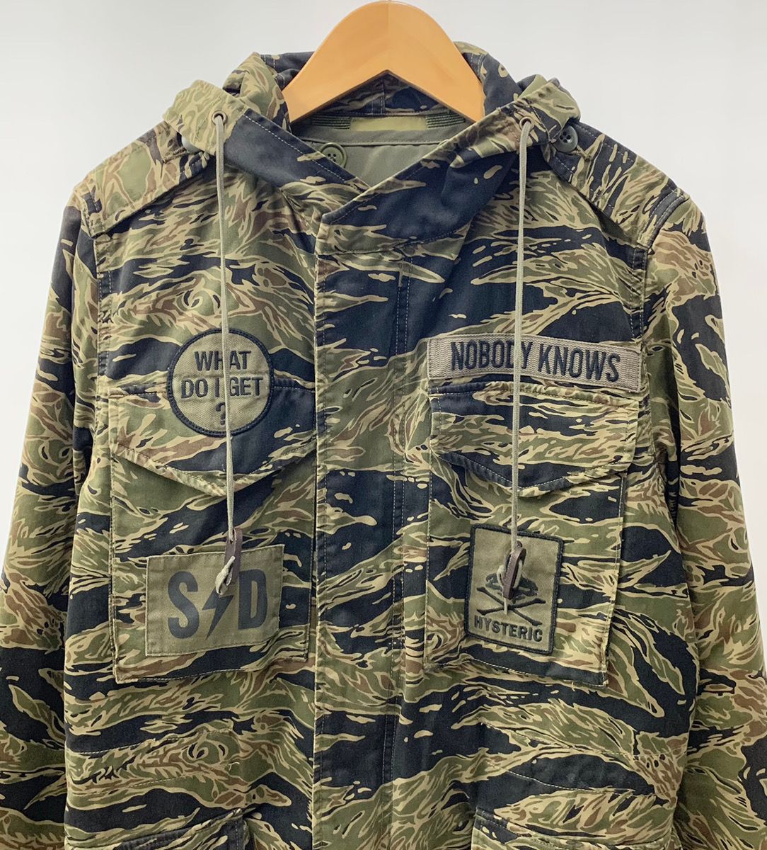 ヒステリックグラマー　ミリタリージャケット　フリーサイズ　タイガーカモ 中古・古着通販】Hysteric Glamour (ヒステリックグラマー