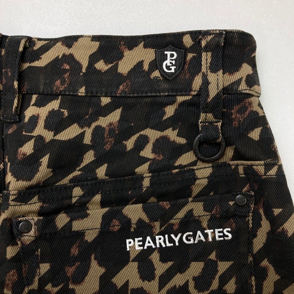 サイズ：00 PEARLY GATES パーリーゲイツ  スカート レオパード ブラウン系 [240101464546] ゴルフウェア レディース ストスト サイズ：00 PEARLY GATES パーリーゲイツ スカート レオパード