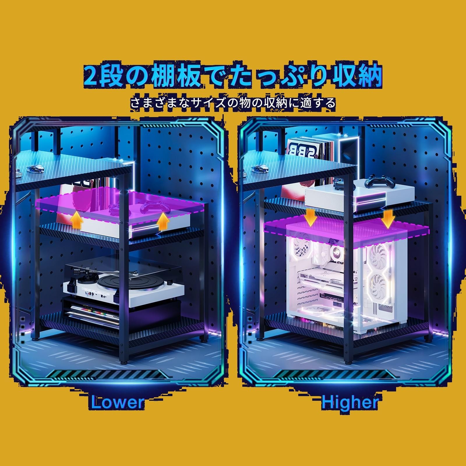 カーボン調ブラック desk