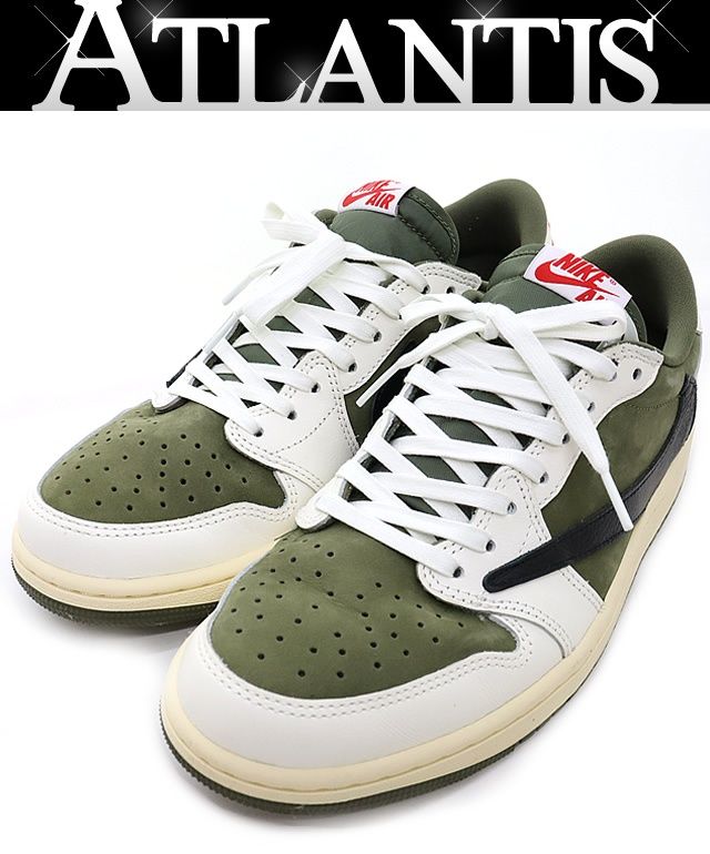 NIKE 銀座店 ナイキ トラヴィススコット DM7866-200 AIR JORDAN 1 LOW OG スニーカー size:27 リバースオリーブ 97749