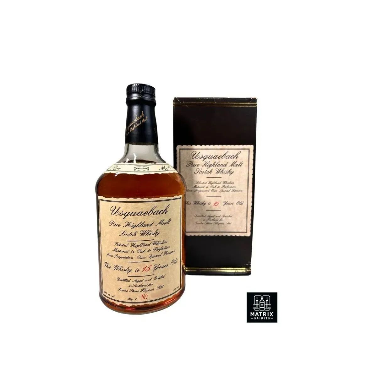 ウシュクベ 15年 Our Whiskies – 15-Year . Usquaebach . 1877年、ウシュクベは