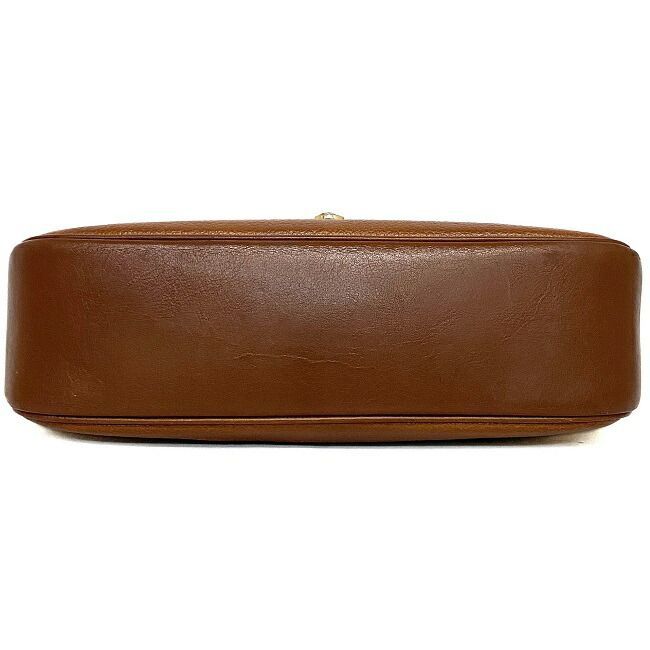 バーバリー ハンドバッグ ブラウン ヴィンテージ レザー 中古