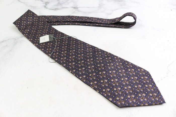 クリスチャンディオール Christian Dior 未使用品 ネクタイ 格子 2025