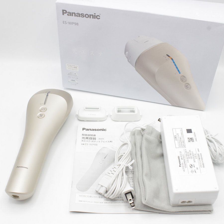 連続使用回数Panasonic　光エステ ゴールド  ES-WP98-N