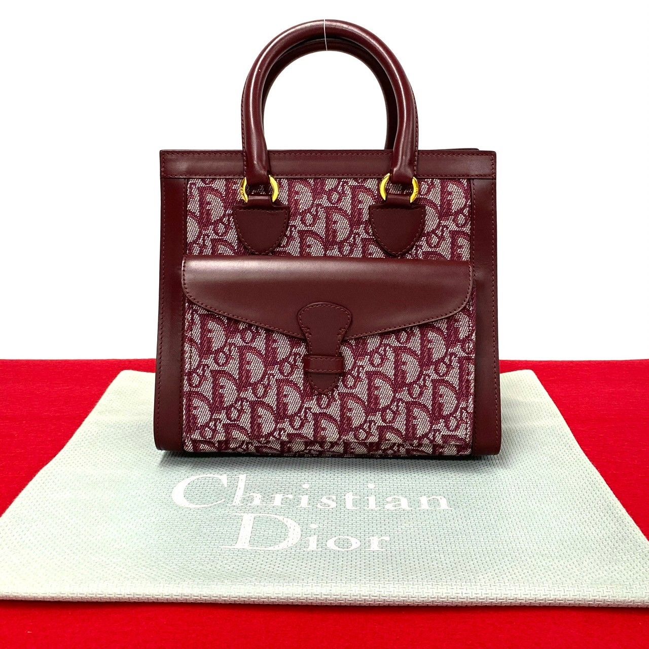 未使用保管品 Christian Dior ディオール トロッター 総柄